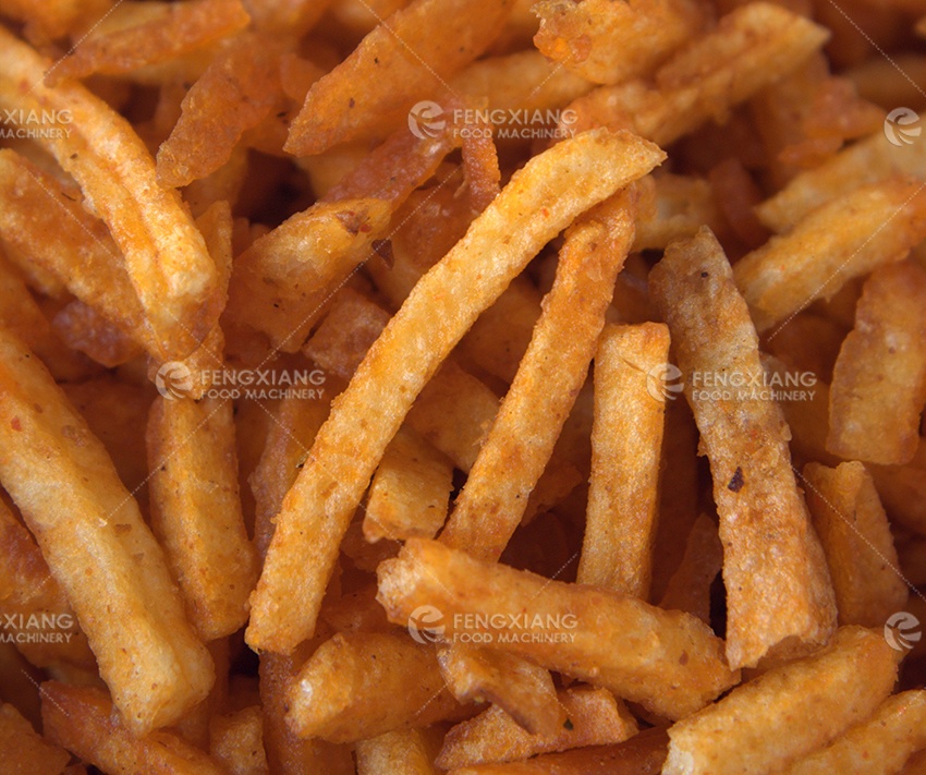 Traditional Fresh Spicy French Fries Potato Chips Crisp Production Line image 5