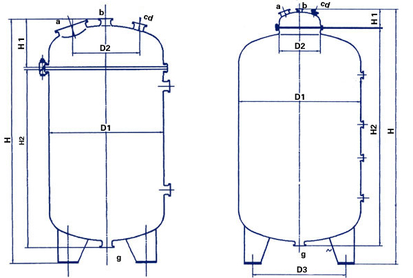 Vertical Glass Lined Storage Tank image 2