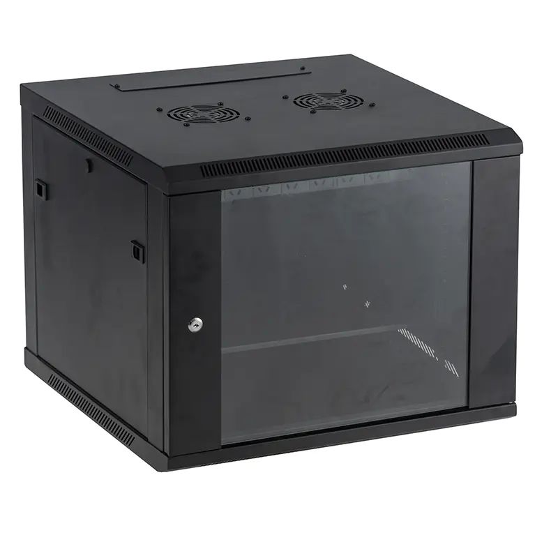 Network Data Wall Cabinet Black 600X600mm 9U image 3