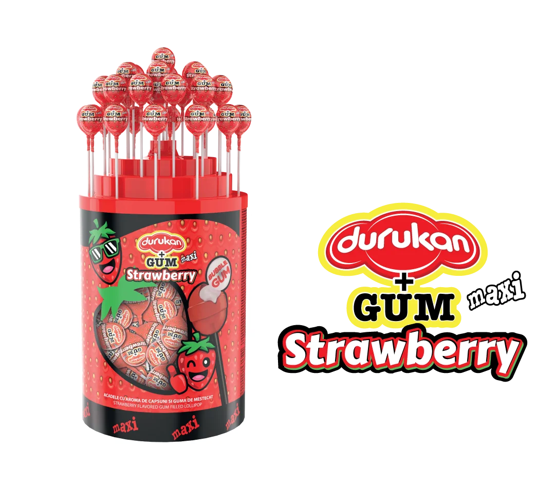 Durukan Gum Maxi Strawberry image 1