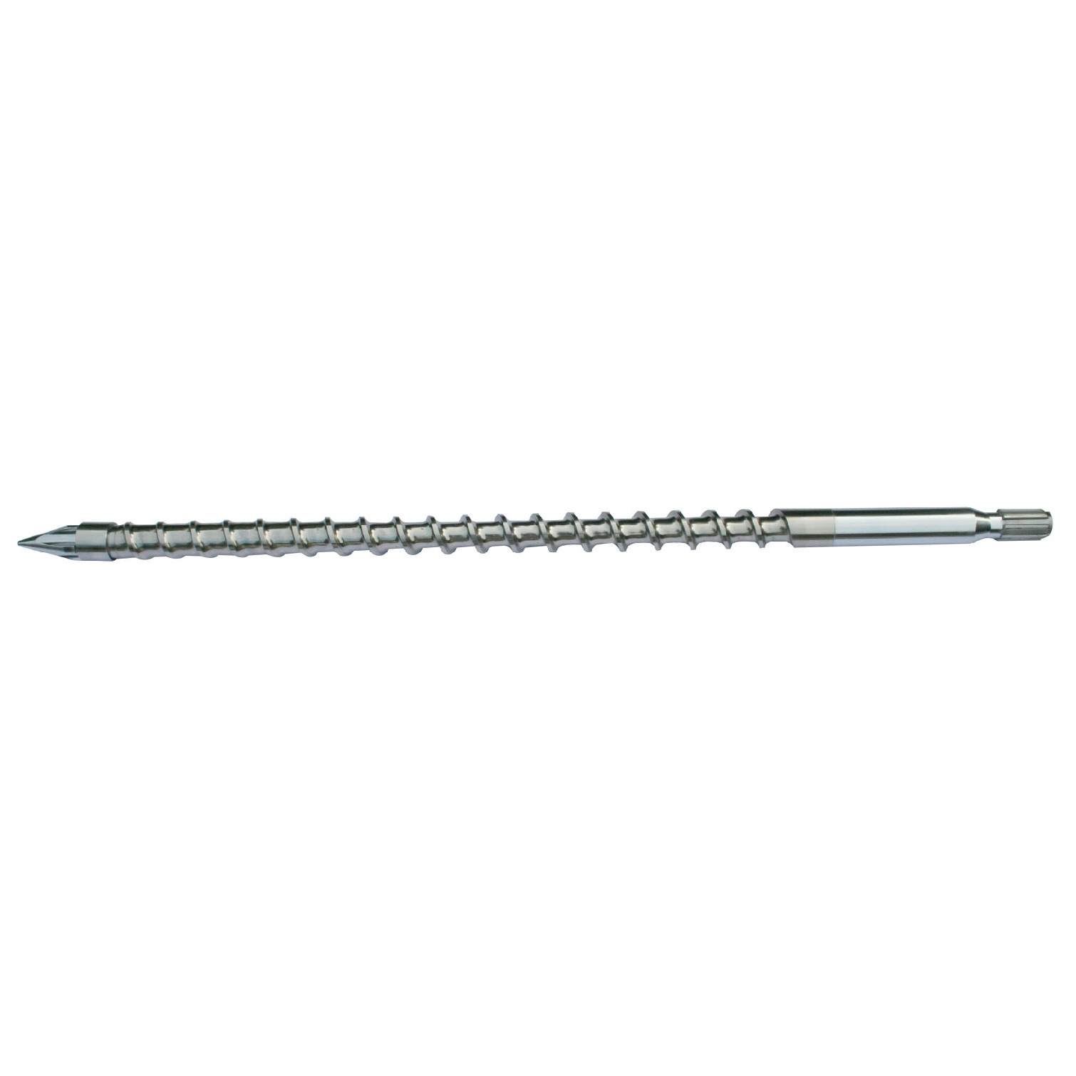 Class C Double Alloy Screw with High Hardness, Good Toughness and Wear Resistance for Injection Molding Machine image 1