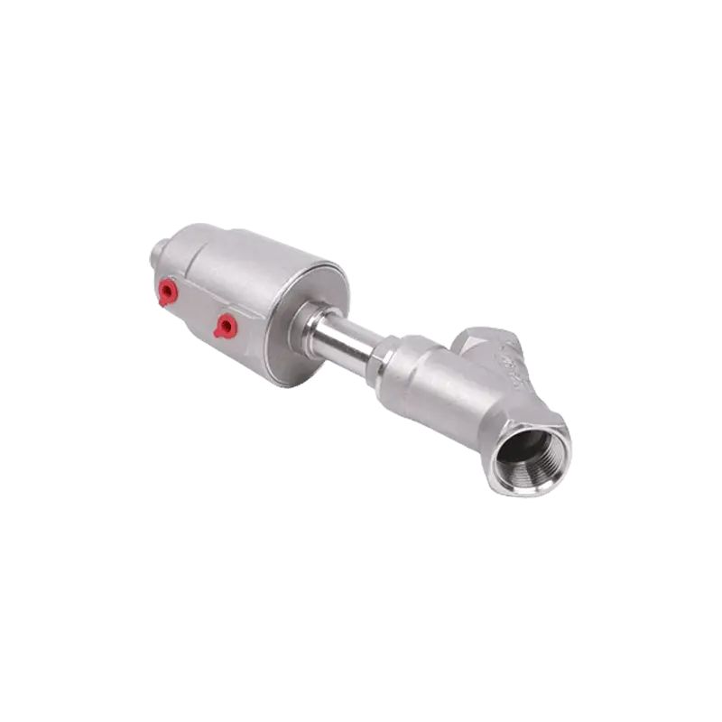 Piston Stainless Steel Thread Connection Actuator Pneumatic Angle Seat Valve image 4