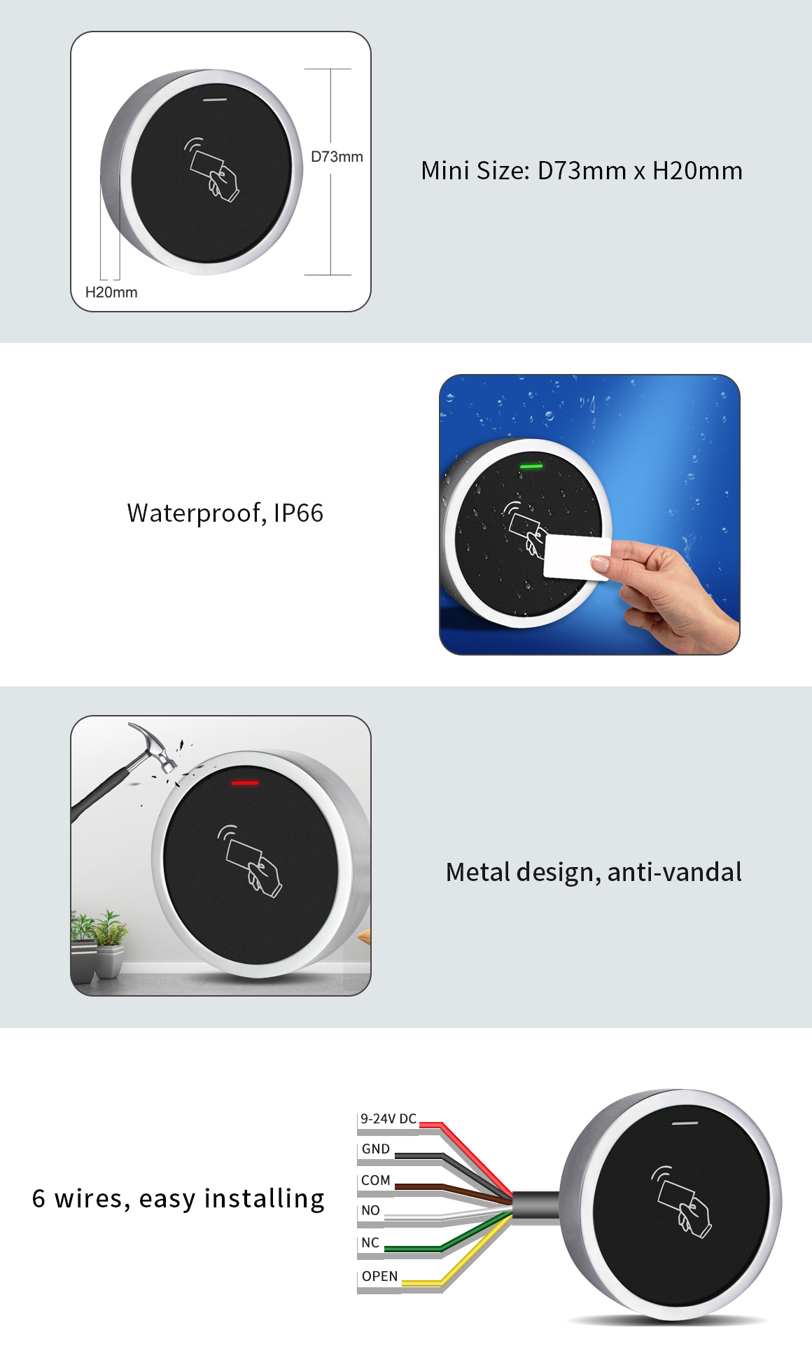 S7-EM Metal Standalone EM Reader image 4