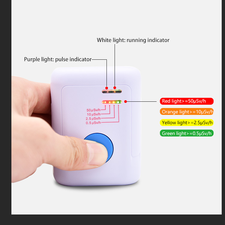 ONETEST - GM-101 nuclear radiation alarm Four gears sound and light alarm automatic measurement geiger counter personal dosimeter image 3