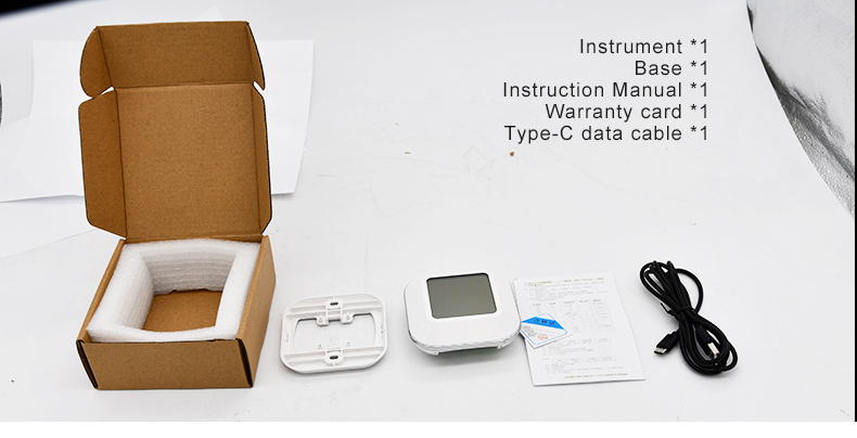 ONETEST - Wall-mounted air quality monitor AQM-80 PM2.5 / PM10 / TEMP / HUM / CO2 / VOC / CH2O RS485 output image 17